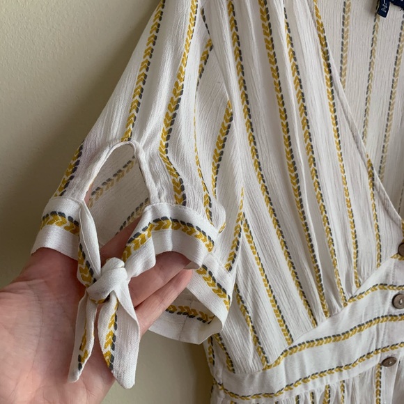 White Button Up Top - Picture 2 of 3